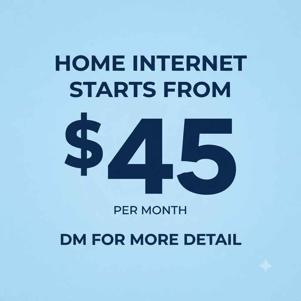 🌐 Stay Connected with Unlimited Home Internet