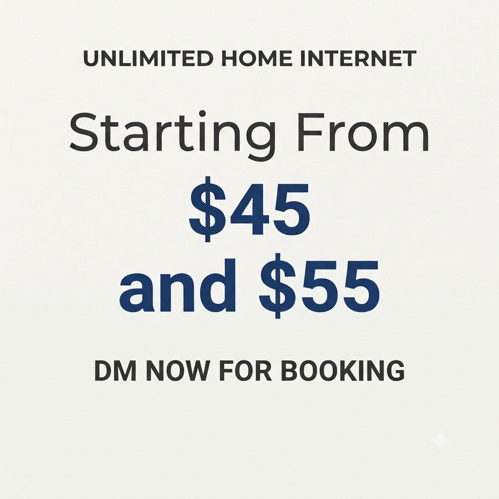 HOME INTERNET IN JUST $45 2