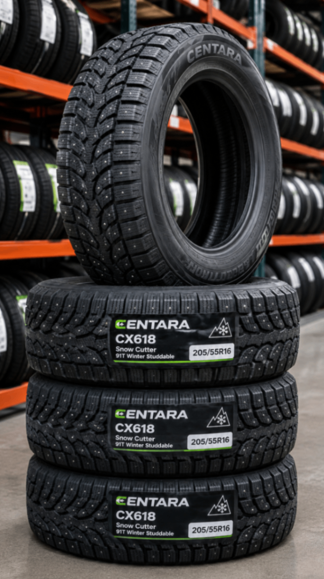 205/55R16 - Centara CX618 | Snow Cutter 91T Winter Studdable for sale