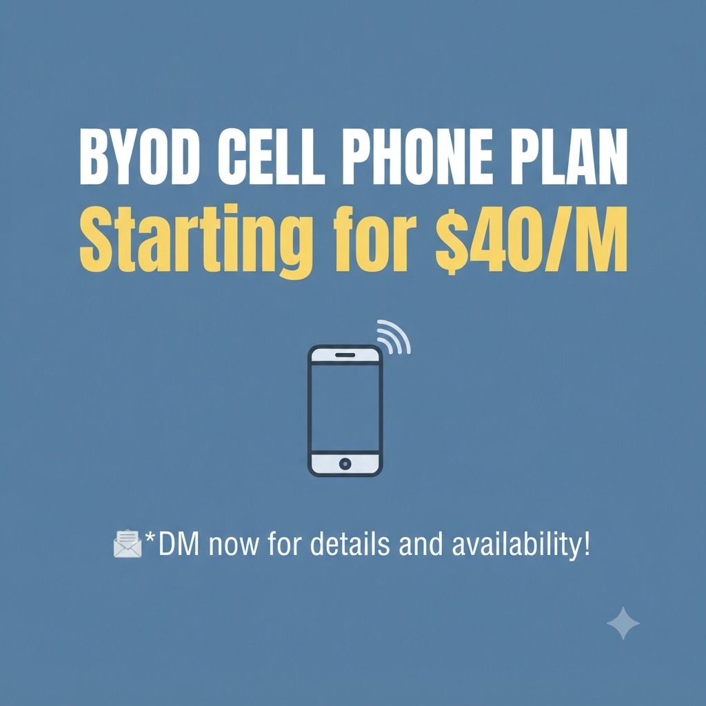 BYOD cellphone plan in just $40