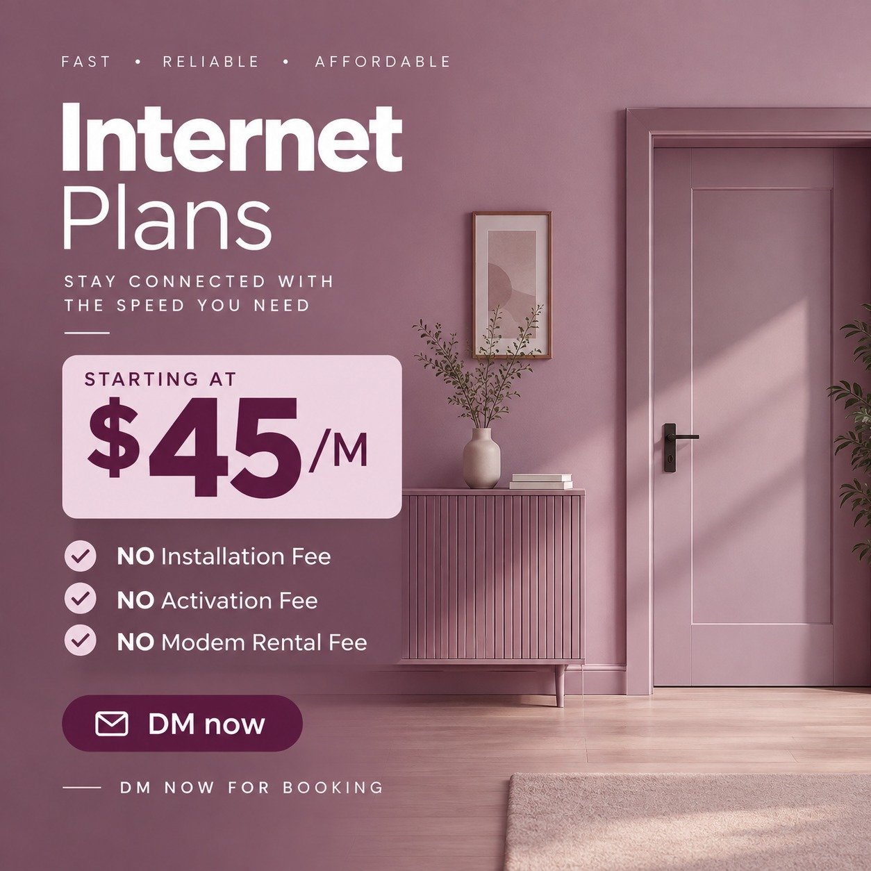 Home internet products in affordable price