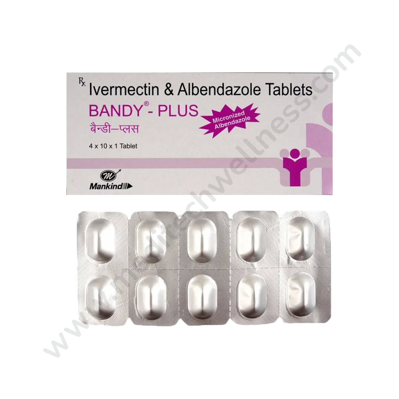 Bandy Plus 6 MG (Ivermectin 6mg) + Albendazole (400mg)