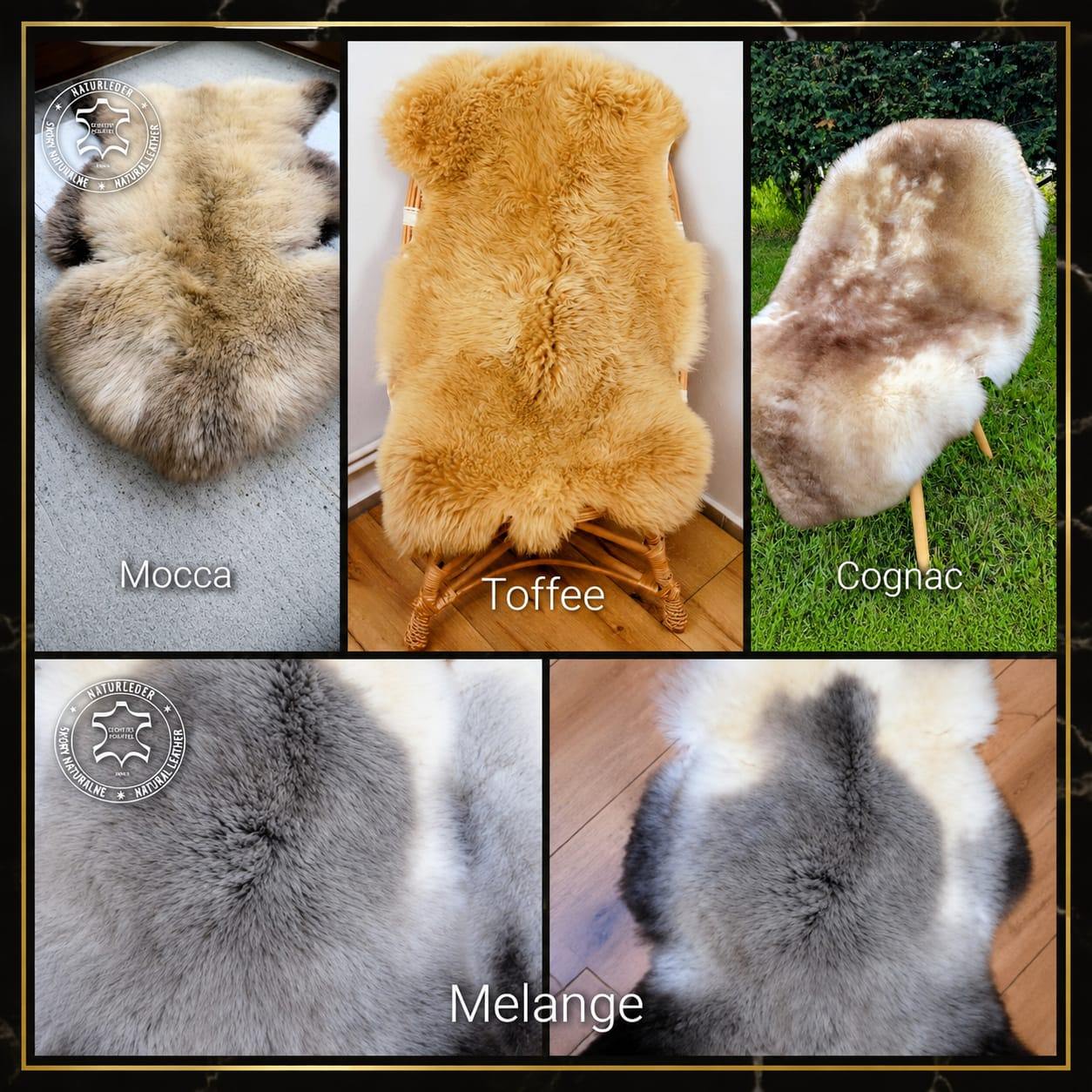 MELIERT Collection, natural sheepskins
